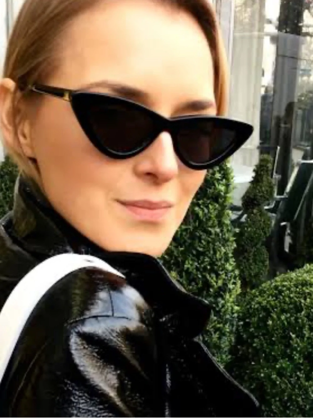 Authentic Skinny Le Specs x Adam Selman Black Cat Eye Sunglasses